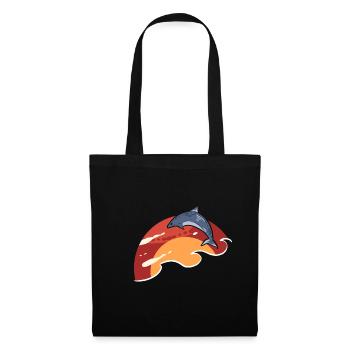 Welcome Sunrise Marine Mammal Gesche - Tote Bag - black - Front