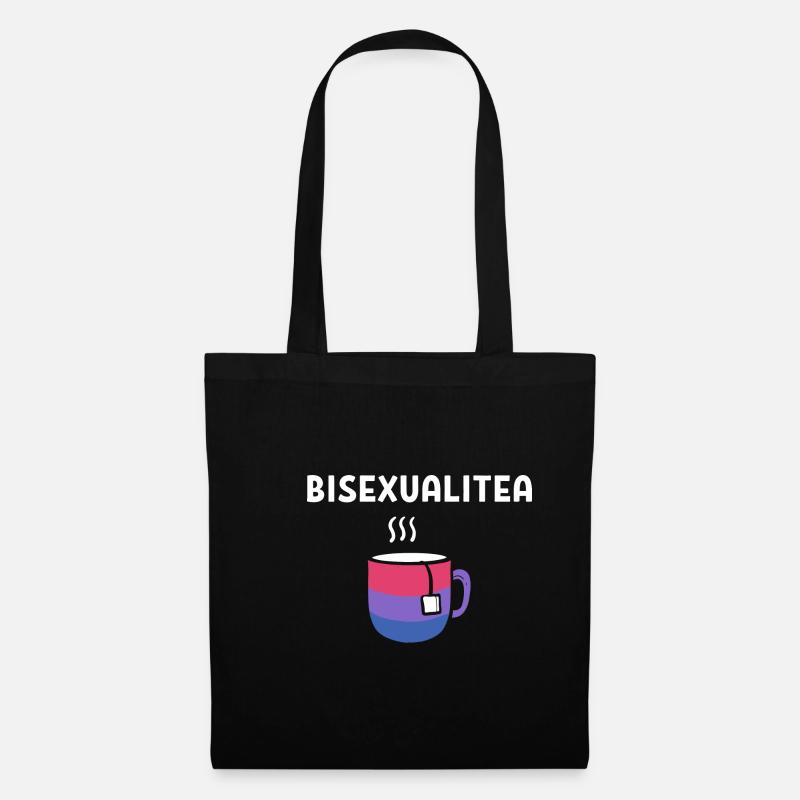 Bisexualitea. Bisexuell Gift - Stoffbeutel - Schwarz