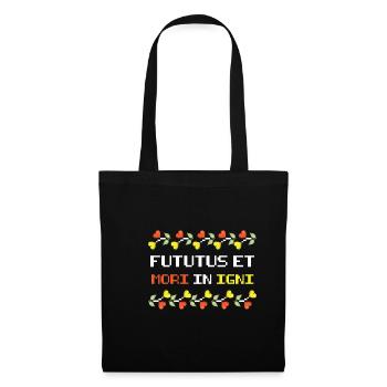 Fuck Off Die In Fire Latino ou Latina Gift - Sac en tissu - noir - Devant