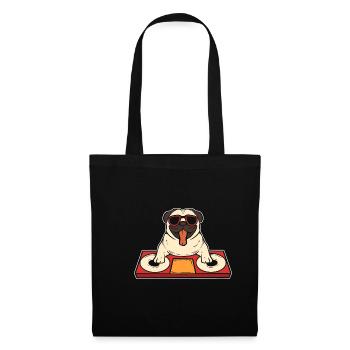 DJ Mop Music Lovers Gift - Tote Bag - black - Front