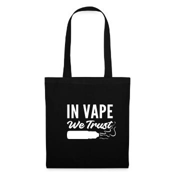 Super we trust nicotine addictive gift - Tote Bag - black - Front