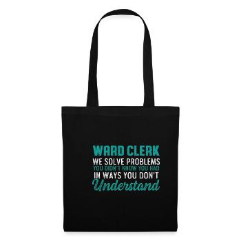 Nous résolvons les problèmes Coordinateur santé Cadeau - Sac en tissu - noir - Devant