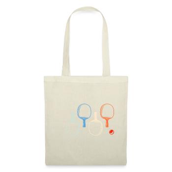 Retro Table Tennis and Ping Pong Players - Tote Bag - nature - Front