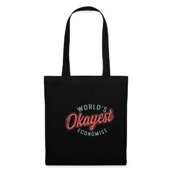 Worlds okay, the economist financial expert. Gift - Tote Bag - black - Front