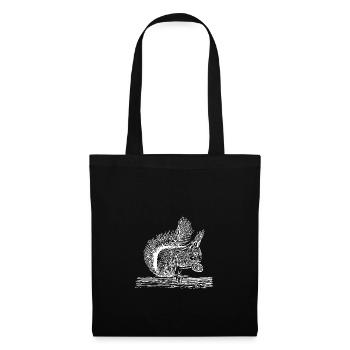 Sweet squirrel with nut - Tote Bag - black - Front