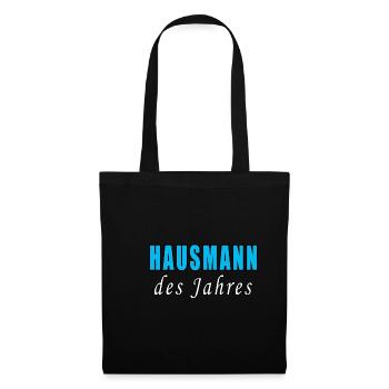 Hausmann Des Jahres - Stoffbeutel - Schwarz - Vorne