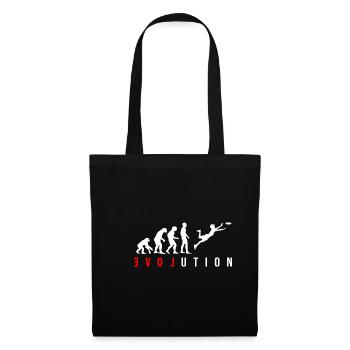 Ultimate Frisbee Evolution - Stoffbeutel - Schwarz - Vorne