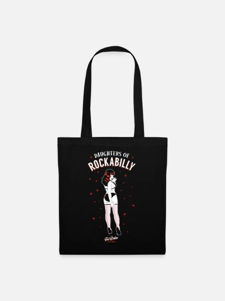 Daughters of Rockabilly - Stoffbeutel - Schwarz
