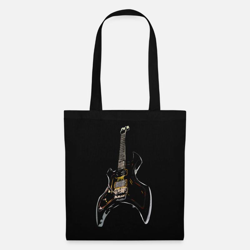 guitar - Tote Bag - black