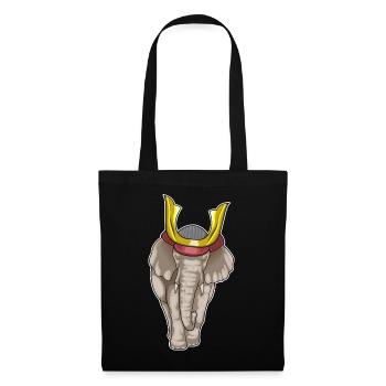 Arts martiaux des samouraïs éléphants - Sac en tissu - noir - Devant