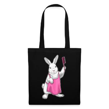 Peigne de coiffeur Bunny - Sac en tissu - noir - Devant