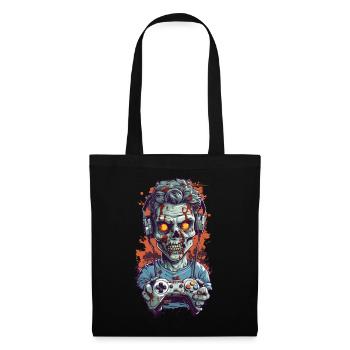 Spooky Zombie Gamer Halloween Look - Tote Bag - black - Front