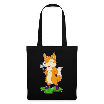 Fox Detective Magnifying Glass - Tote Bag - black - Front