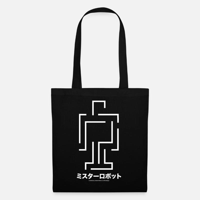 M. Roboto Original Blanc - Sac en tissu - noir