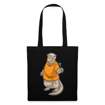Otter Dart Dartpfeil - Tote Bag - black - Front