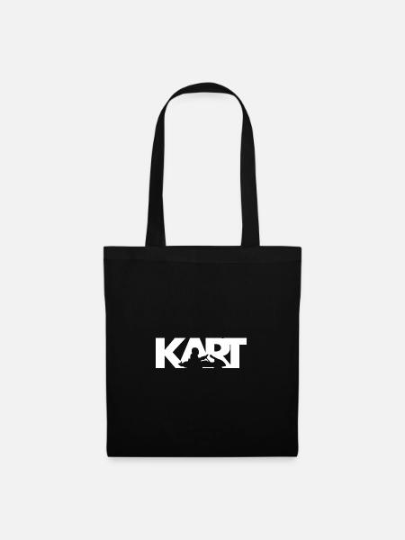 Kart - Stoffbeutel - Schwarz