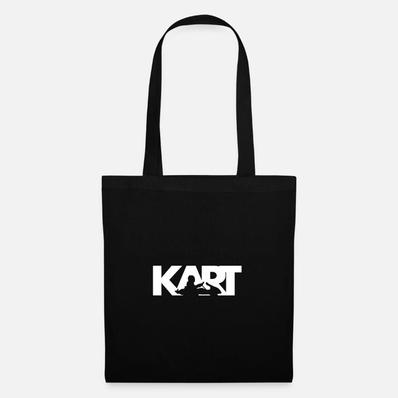 Kart - Stoffbeutel - Schwarz
