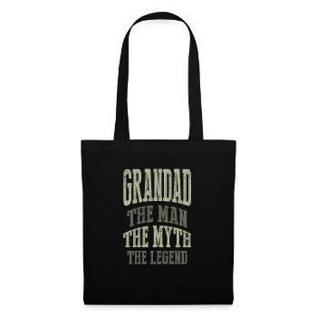 Grandad The Man T-shirts Gifts - Tote Bag - black - Front