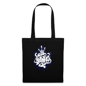 Urbano Graffitischrift - Sac en tissu - noir - Devant
