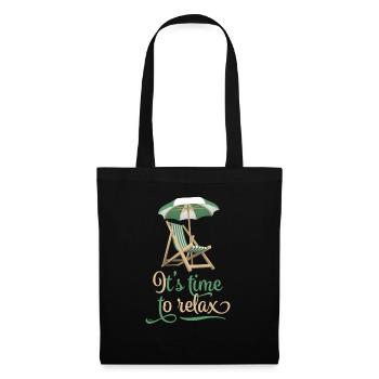 Relax - Tote Bag - black - Front