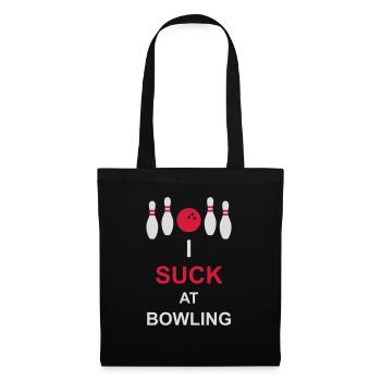 Je suis nul au bowling - Sac en tissu - noir - Devant