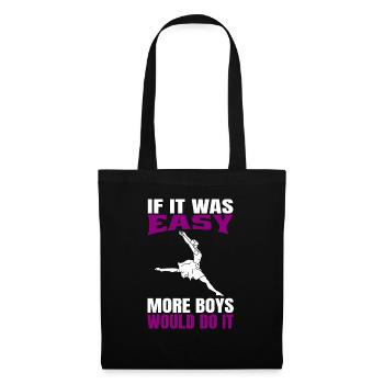 Ballet Gift Dance Dancer Ballerina Dance Class - Tote Bag - black - Front