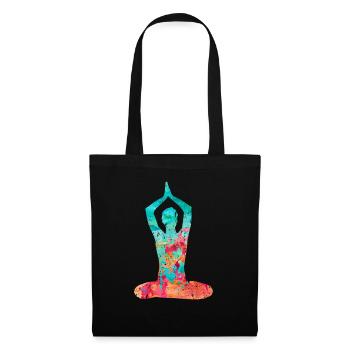 Yoga and Pilates in PopArt - Tote Bag - black - Front