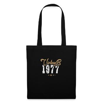 Vintage 1977 - Tote Bag - black - Front