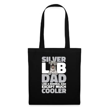 Silver Labrador Retriever Silver Lab - Sac en tissu - noir - Devant