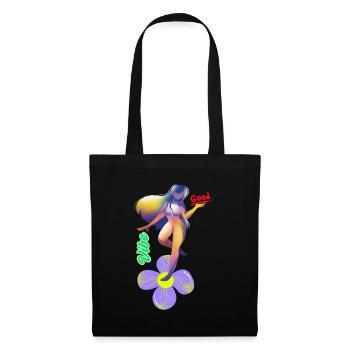 Vibe Good Flower Surf Art - Tote Bag - black - Front