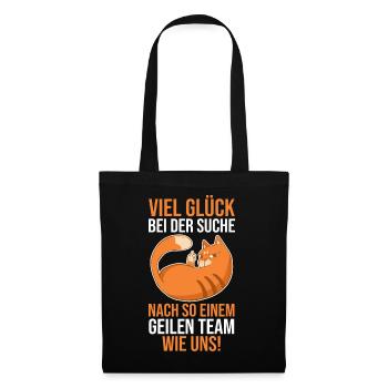Jobwechsel Arbeit Büro Kollegen Abschiedsgeschenk - Stoffbeutel - Schwarz - Vorne