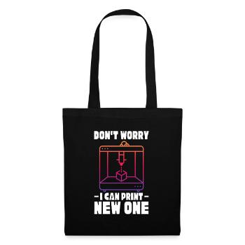 Dont worry I can print new one Design for a 3d - Tote Bag - black - Front