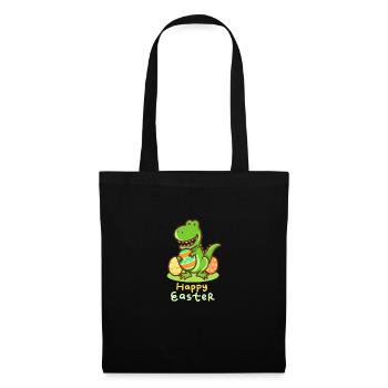 T-Rex - Easter - Happy Easter - Gift - Easter Egg - Tote Bag - black - Front