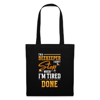 Honey bees hive breeding - Tote Bag - black - Front