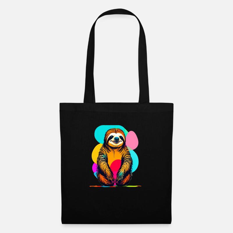Sloth - Tote Bag - black