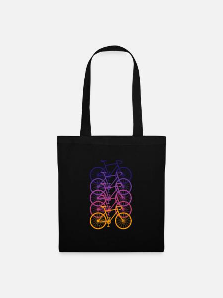 Bicycle Road Bike Vintage Retro - Tote Bag - black