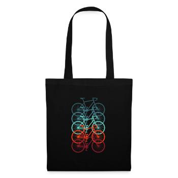Bicycle Road Bike Vintage Retro - Tote Bag - black - Front