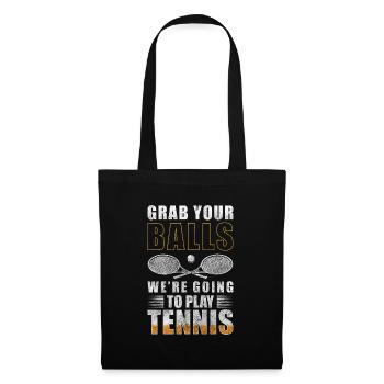 Tennis Hobby Gagnant Tennisplatzl - Sac en tissu - noir - Devant