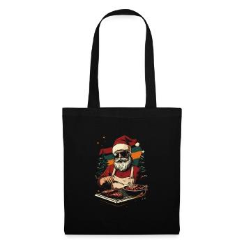 Cool Santa Claus BBQ BBQ - Tote Bag - black - Front