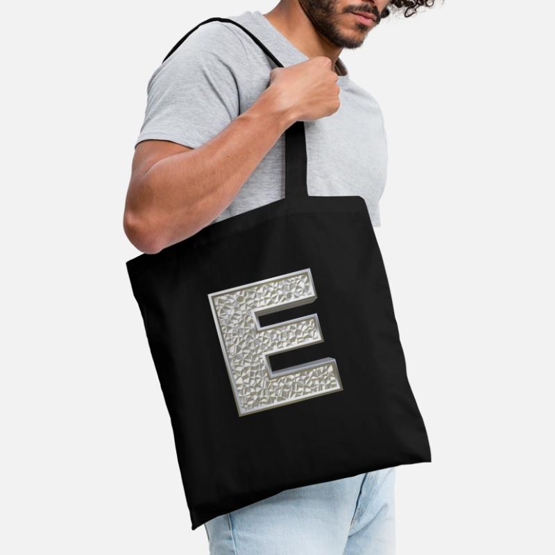 E, lettre, lettre E, initiale, initiale E, monogramme, Sac en tissu