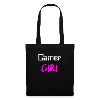 Gamer Girl - Stoffbeutel - Schwarz - Vorne