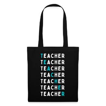 Je suis professeur Mme Man avec professeur de classe - Sac en tissu - noir - Devant