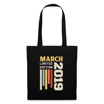 March 2019 - Birthday gift March 2019 March - Tote Bag - black - Front