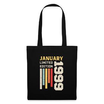 January 1999 - January 1999 Birthday Gift - Tote Bag - black - Front
