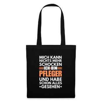 Soignant non choquable - Sac en tissu - noir - Devant