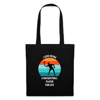 Racqueetball - Tote Bag - black - Front