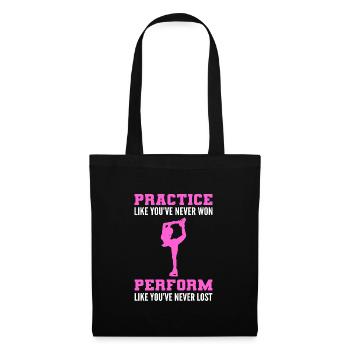 Patinage sur glace Patinage sur glace Patinage sur glace - Sac en tissu - noir - Devant