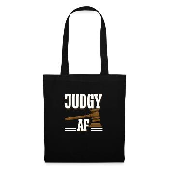 Judgy AF - Stoffbeutel - Schwarz - Vorne