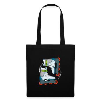 Inline Skates Skater Logo - Tote Bag - black - Front