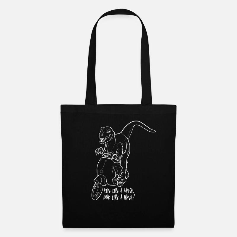 Balade en rapace - Sac en tissu - noir